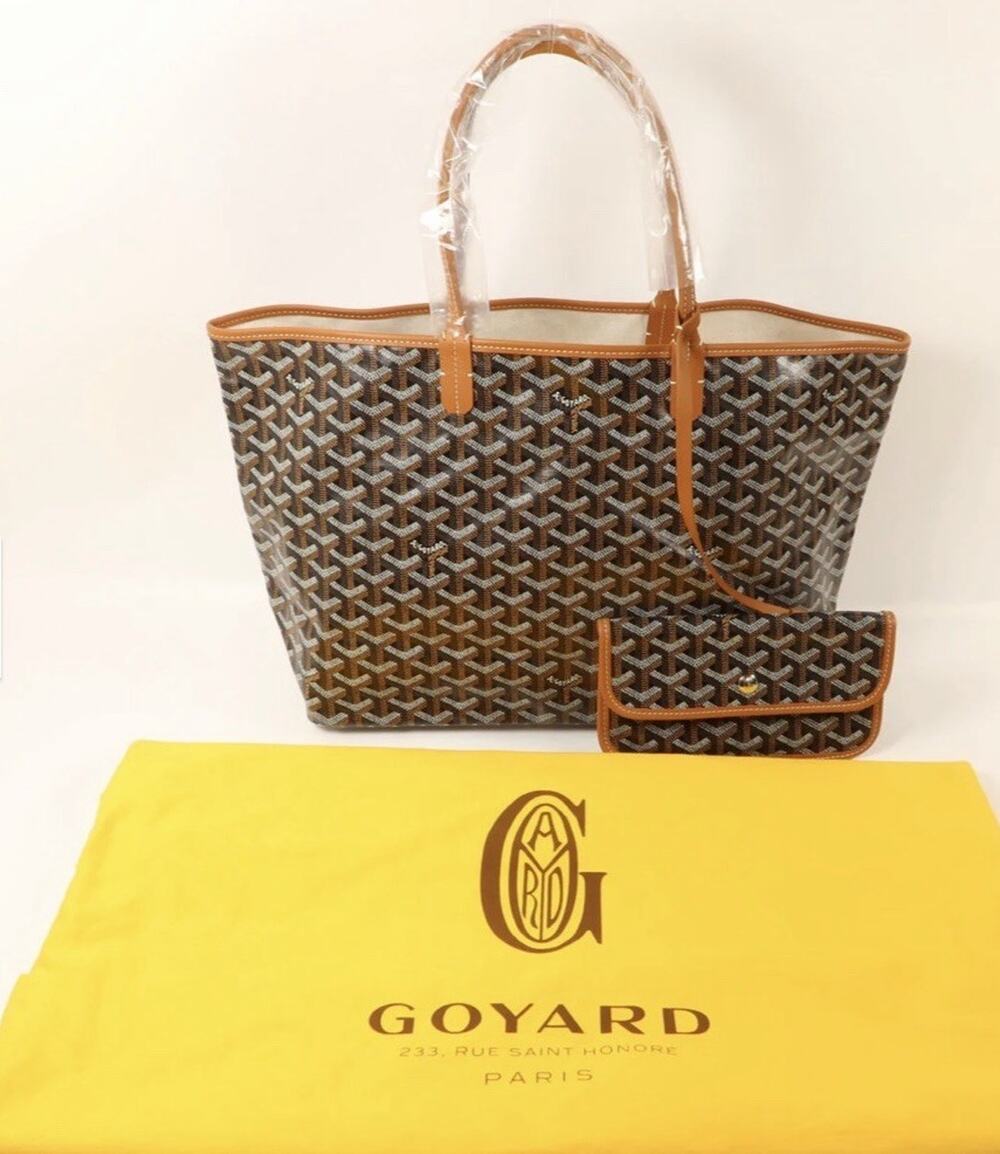 Goyard saint louis Tote Double Handles Gold Hardware Pouch Dust Bag
